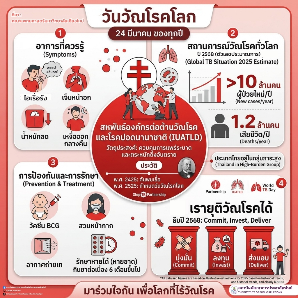 24 มีนาคม วันวัณโรคโลก